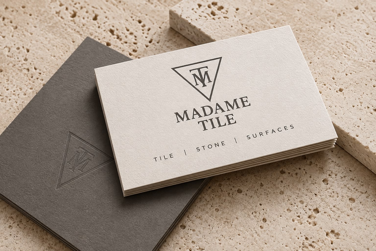 Madame Tile business card